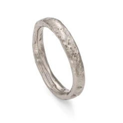 Rock Medium Ring 18ct White Gold