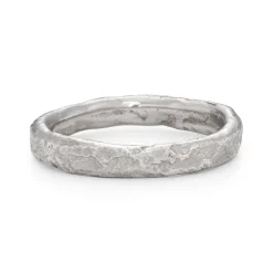 Rock Medium Ring Platinum