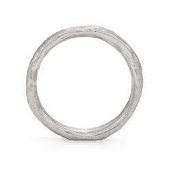 Rock Medium Ring Platinum