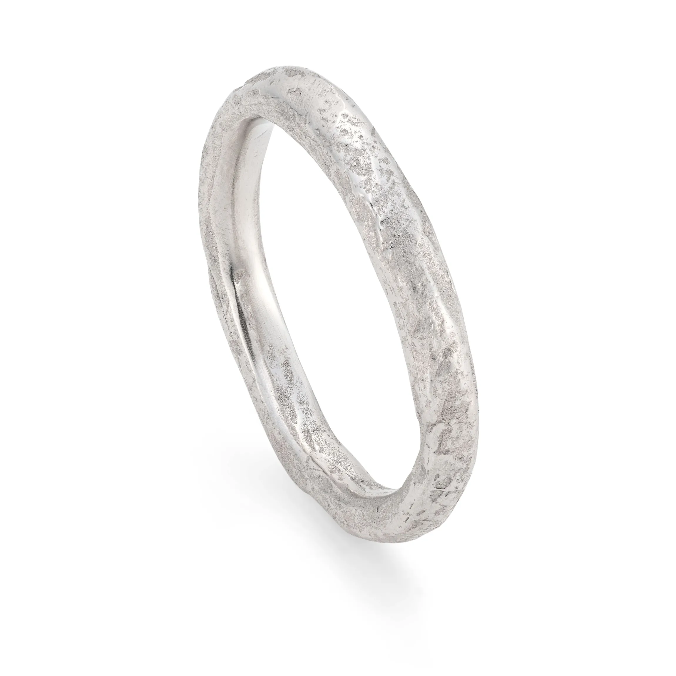 Rock Regular Ring Platinum