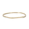 Rounded Urchin Bangle 9ct Gold