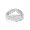 Rugged Ripple Ring Silver