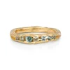 Sapphire Half Channel Ring