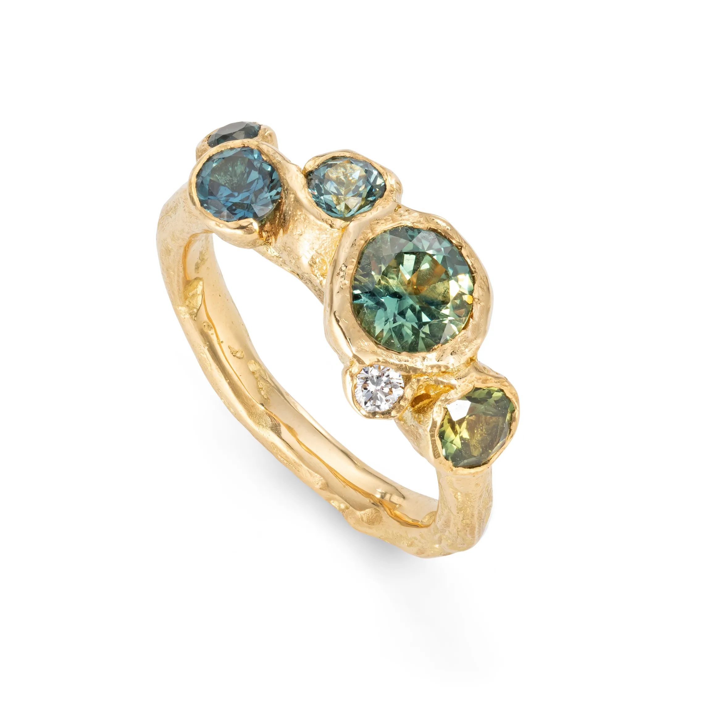 Sapphire Shoal Ring Stack