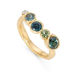 Sapphire Shoal Ring Stack