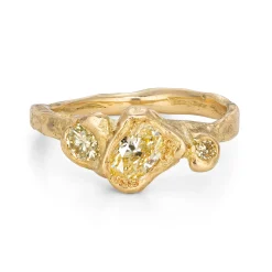 Sea Glitter Adakite East Ring