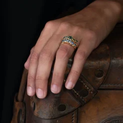 Sea Green Sapphire Nori Ring