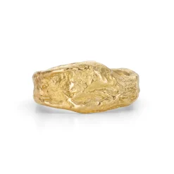 Signet Rock Ring 18ct Gold