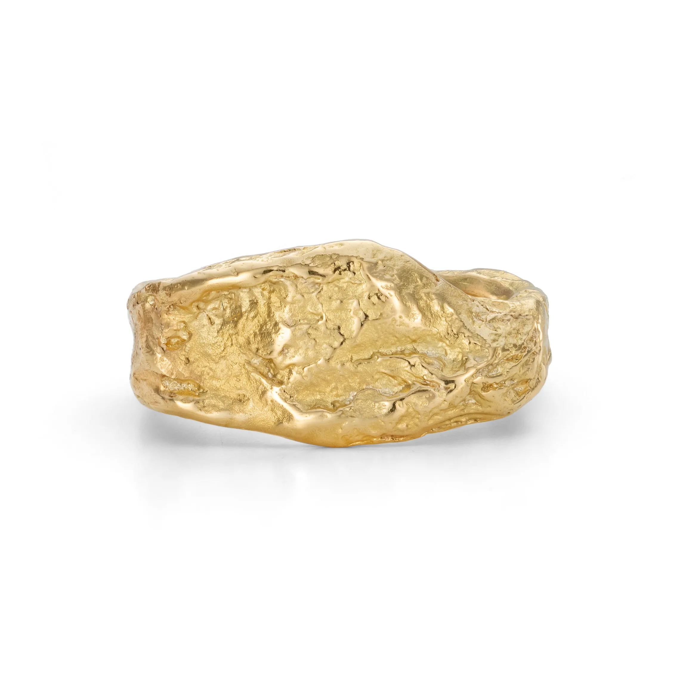 Signet Rock Ring 18ct Gold
