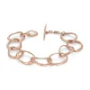 Stone Drawing Bracelet 9ct Rose Gold