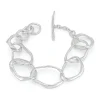 Stone Drawing Bracelet Silver