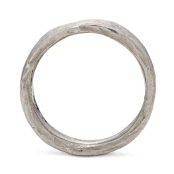 Stone Medium Ring 18ct White Gold