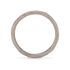 Stone Slim Ring 18ct White Gold