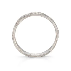 Stone Slim Ring Platinum