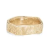 Stone Wide Ring 9ct Gold