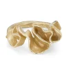 Tall Scribble Ring 9ct Gold
