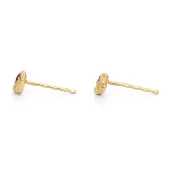 Thrift Pink Nugget Studs
