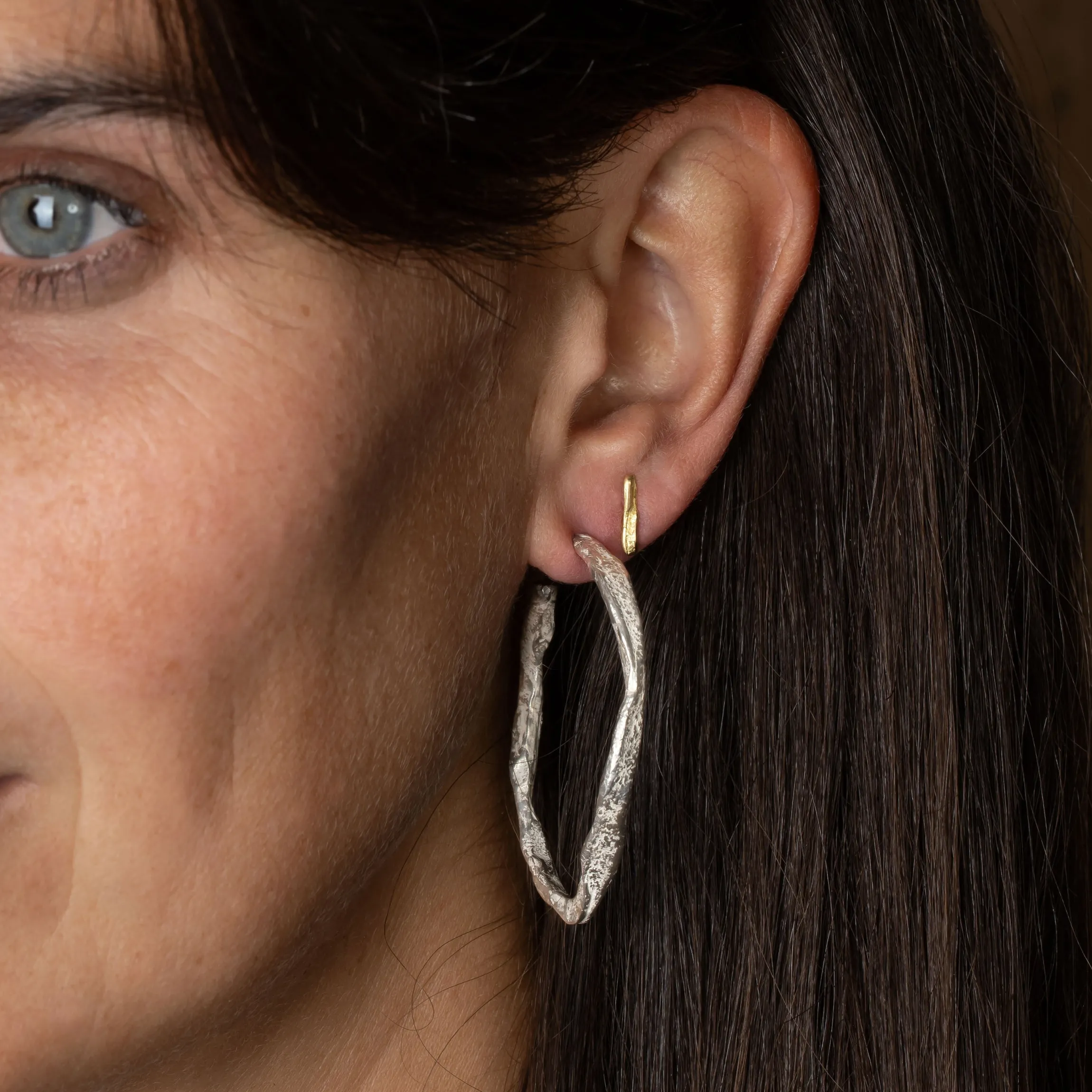Treen Hoops Silver