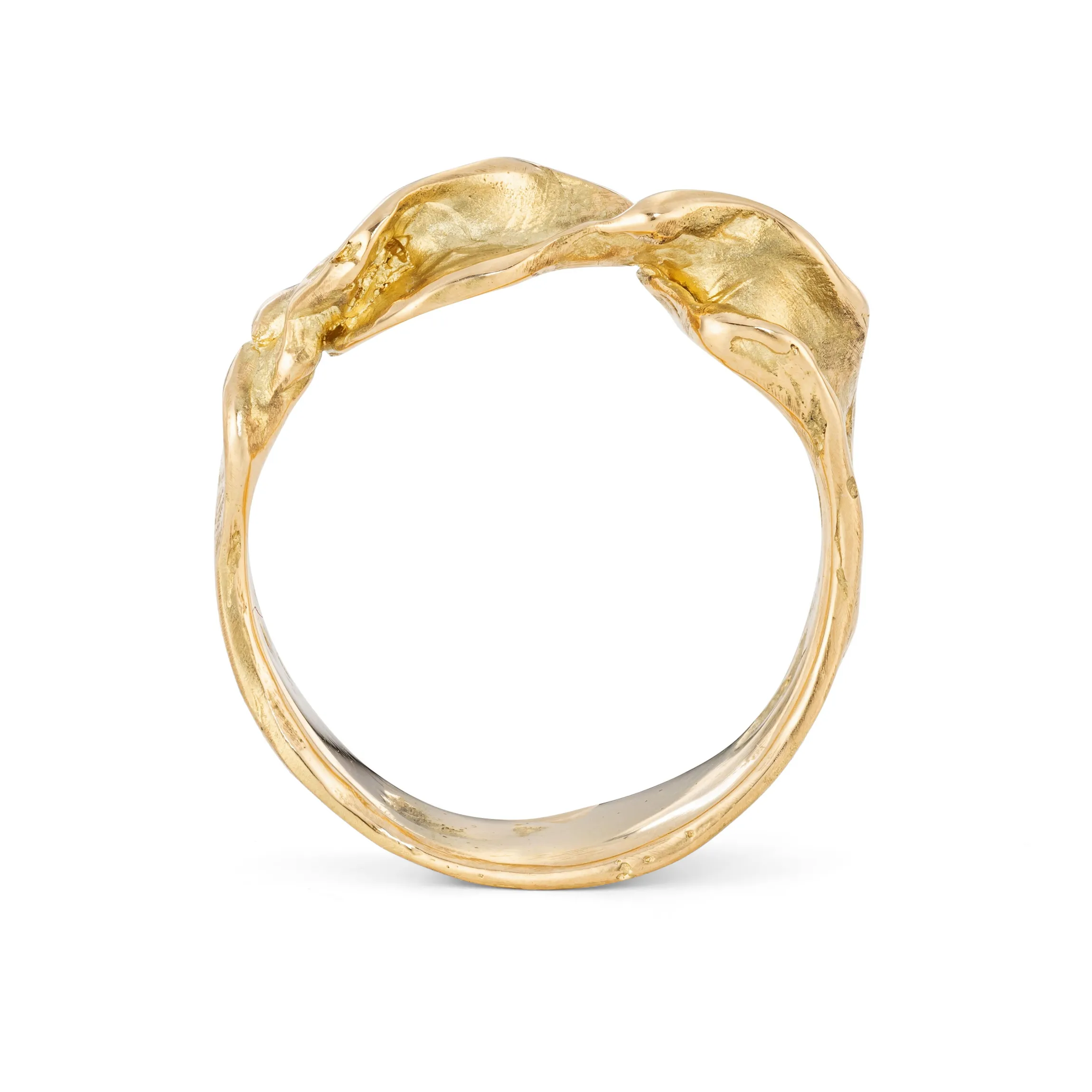 Twisted Kelp Ring 18ct Gold