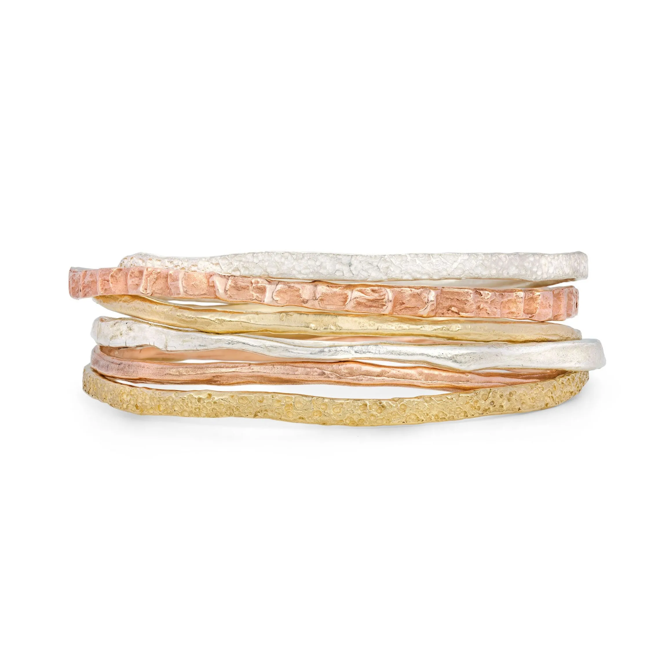 Urchin Bangle 9ct Gold