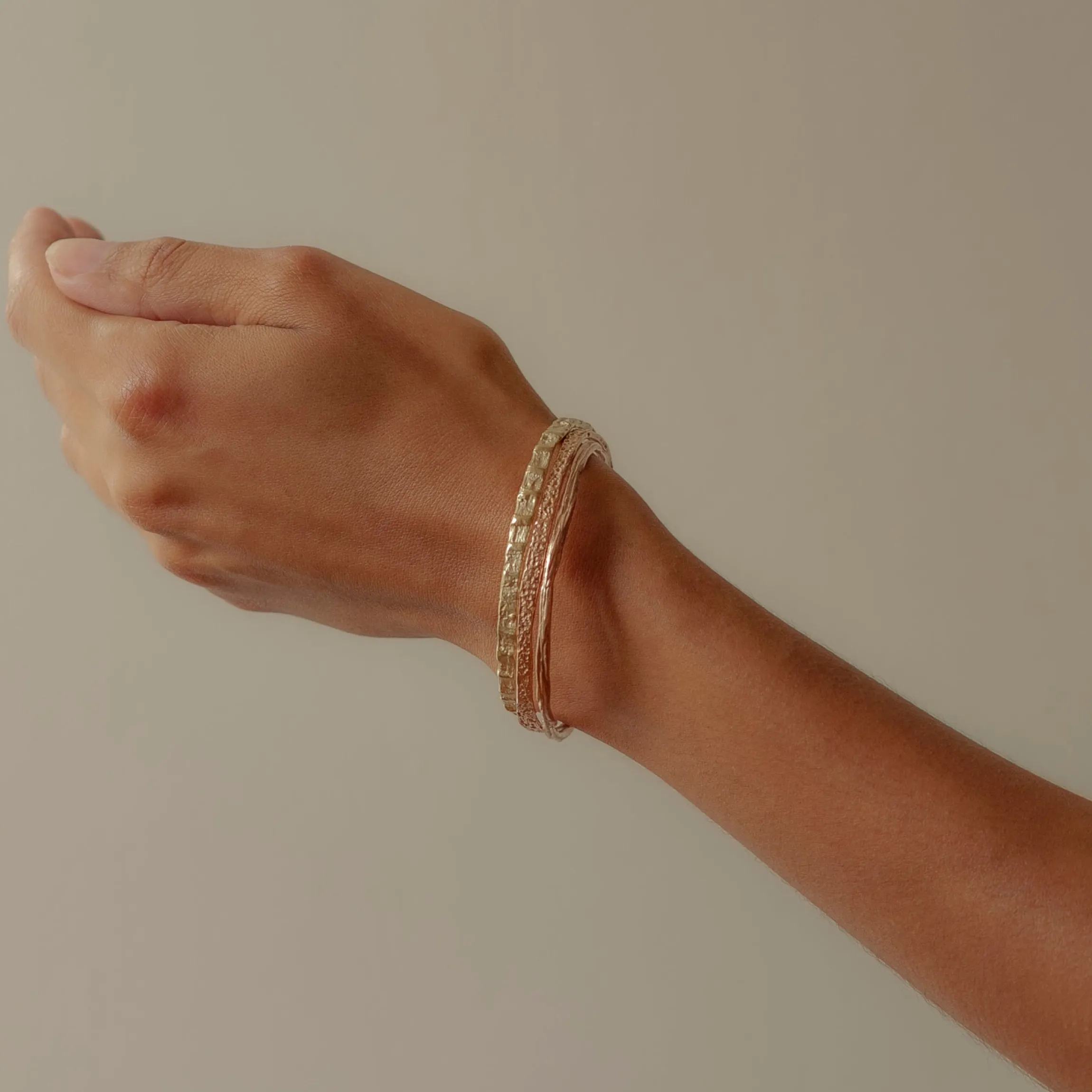 Urchin Bangle 9ct Rose Gold