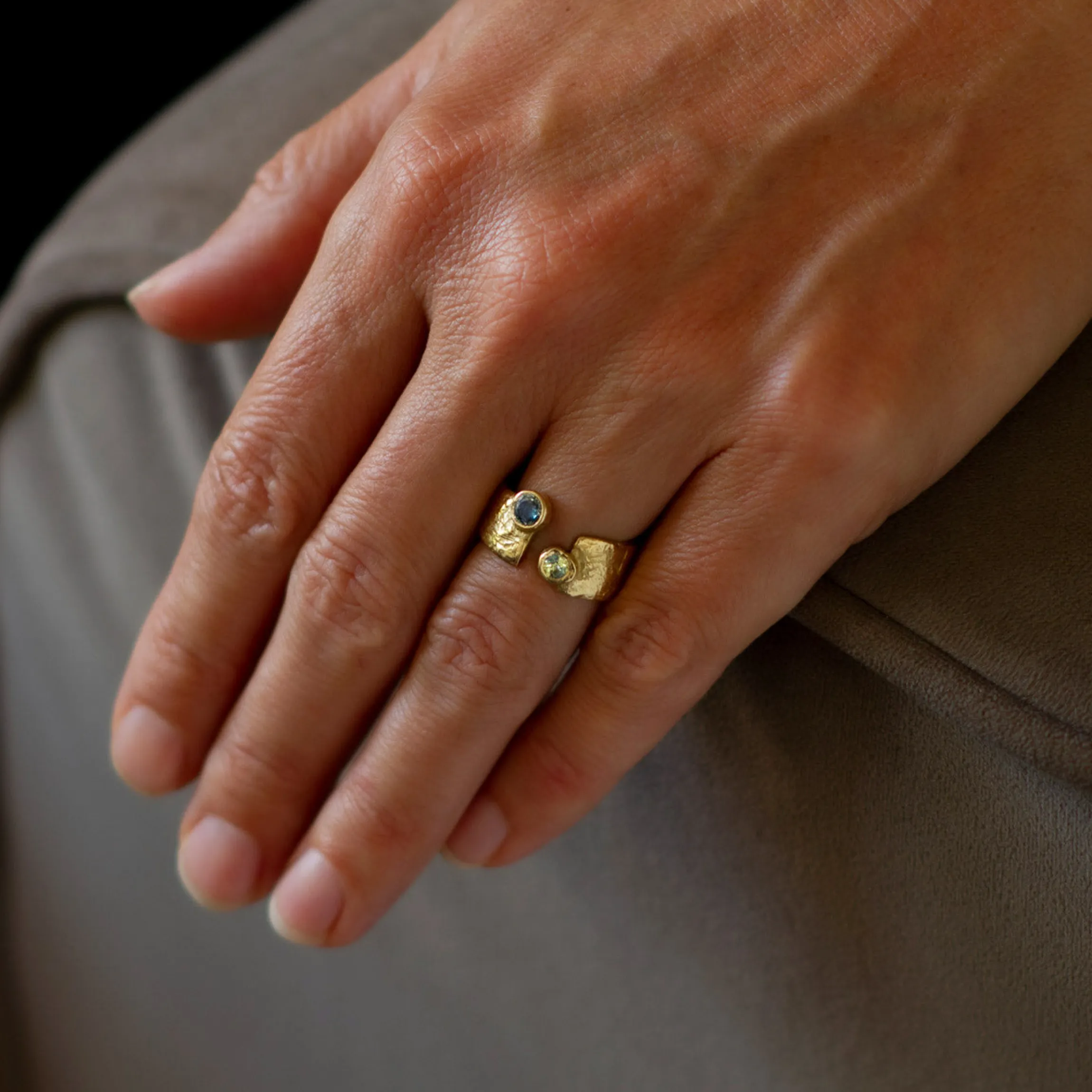 Water Green Laver Ring