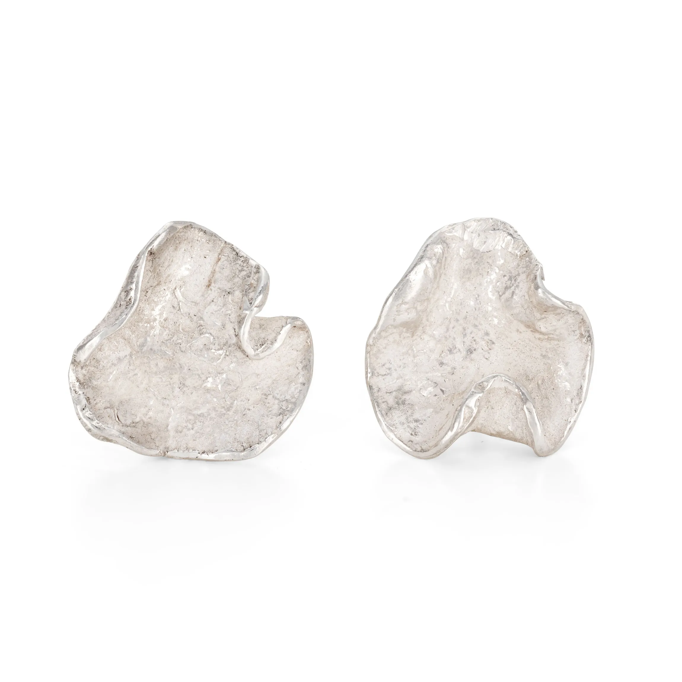 Wave Studs Silver